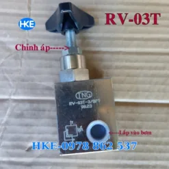 Van chỉnh áp thủy lực 3/8''-ren 17mm RV-03T