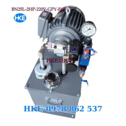 Bộ nguồn thuỷ lực 1 pha 220V 25L- 2hp-1.5KW-1PHA 220V-bơm nhông GPY