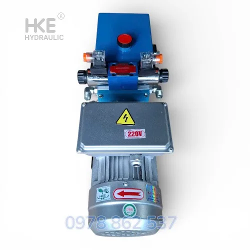 Bộ nguồn thủy lực máy ép biển số 220V 1HP
