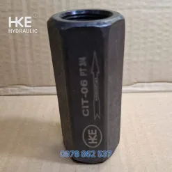 Van 1 chiều thủy lực CIT-06 ren 27mm, lưu lượng 100 L/phút, chịu áp 315 bar. HKE Hydraulic