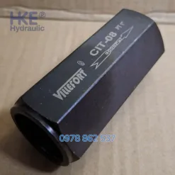 Van 1 chiều thủy lực CIT-08 ren 34mm, lưu lượng 160 L/phút, chịu áp 315 bar. HKE Hydraulic