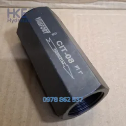 Van 1 chiều thủy lực CIT-08 ren 34mm, lưu lượng 160 L/phút, chịu áp 315 bar. HKE Hydraulic