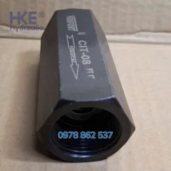 Van 1 chiều thủy lực CIT-08 ren 34mm, lưu lượng 160 L/phút, chịu áp 315 bar. HKE Hydraulic