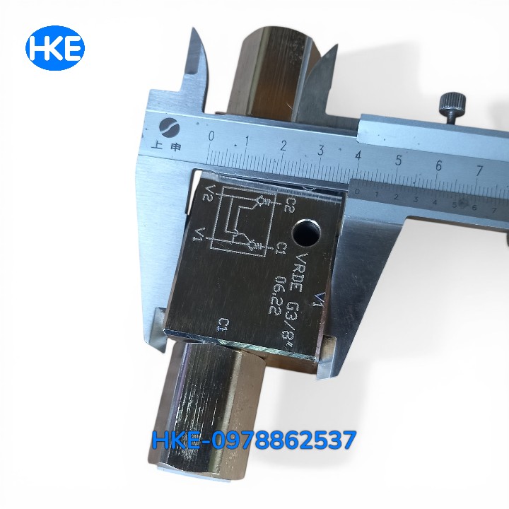 van chống lún 2 chiều VRDE380 thủy lực HKE