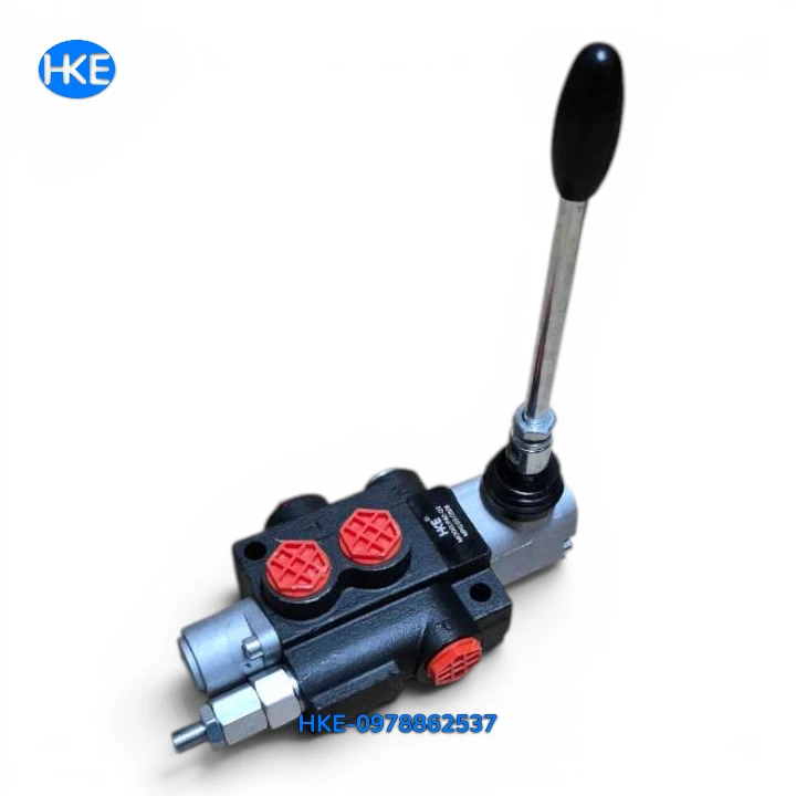 Van Gạt Tay 1 Cần Ren 21mm – 1P40 Van Điều Khiển Thủy Lực Áp 250 Bar chính hãng - HKE hydraulic