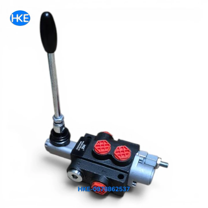 Van Gạt Tay 1 Cần Ren 21mm – 1P40 Van Điều Khiển Thủy Lực Áp 250 Bar chính hãng - HKE hydraulic