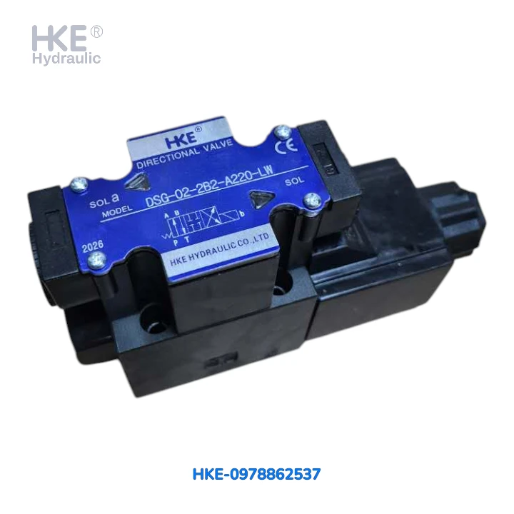 Van Điện Từ DSG-02-2B2 DC12V DC24V AC220V Thủy Lực - HKE hydraulic