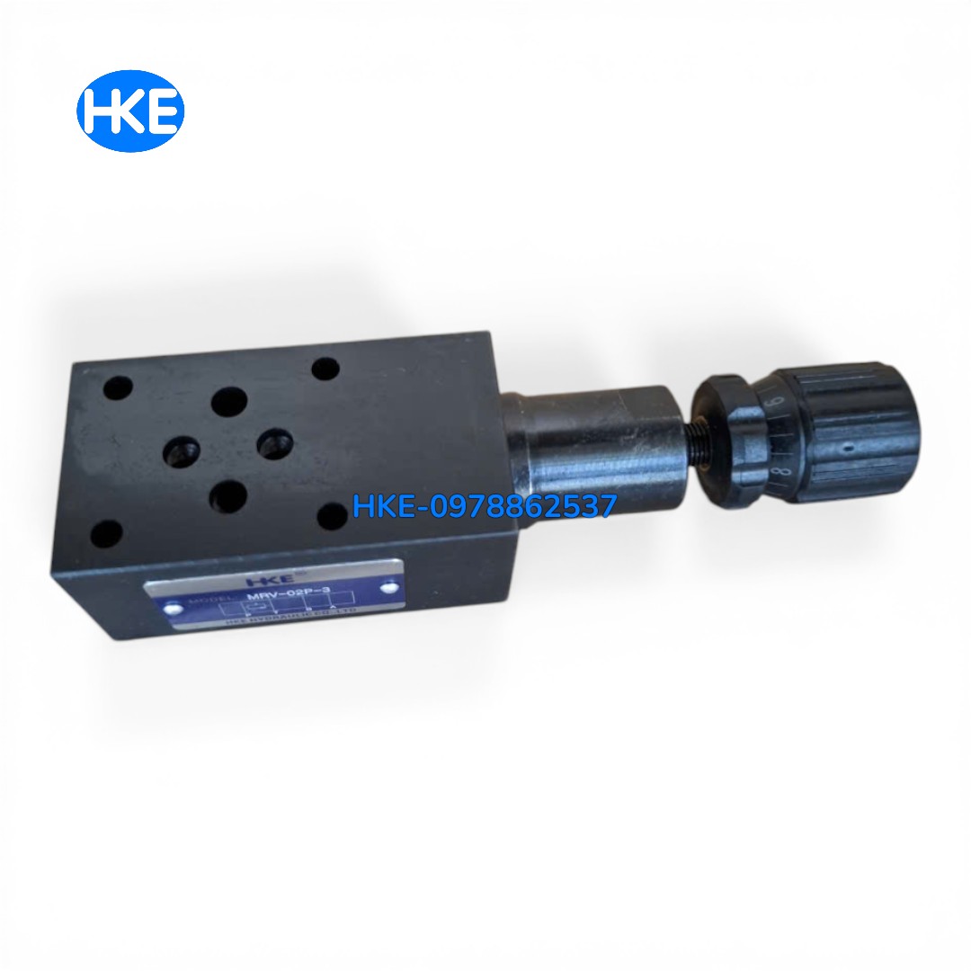 Van An Toàn Thủy Lực MRV-02P Gắn Đế DSG-02 Chỉnh Áp Xả Tràn