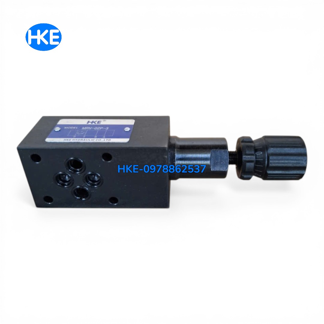 Van An Toàn Thủy Lực MRV-02P Gắn Đế DSG-02 Chỉnh Áp Xả Tràn