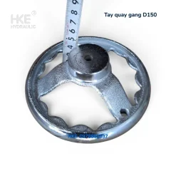 Tay quay gang D150 mạ niken lỗ 7mm
