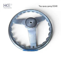 Tay Quay Gang D240 (240mm) Vô Lăng Máy Tiện Mạ Crom - HKE hydraulic