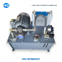 Bộ nguồn thủy lực 40 lít VP2070-FA3 có két giải nhiệt AH0608T-HKE hydraulic