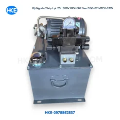 Bộ nguồn thủy lực sử dụng van DSG-02-3C60 và MTCV-02W.