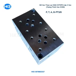 Đế Van Thủy Lực NG6 Lắp 2 Van DSG01 DSG02 | HKE Hydraulic