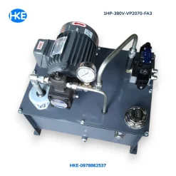 Bộ nguồn thủy lực 3 pha 380V 0.75kW 40L 3MPa - HKE Hyraulic