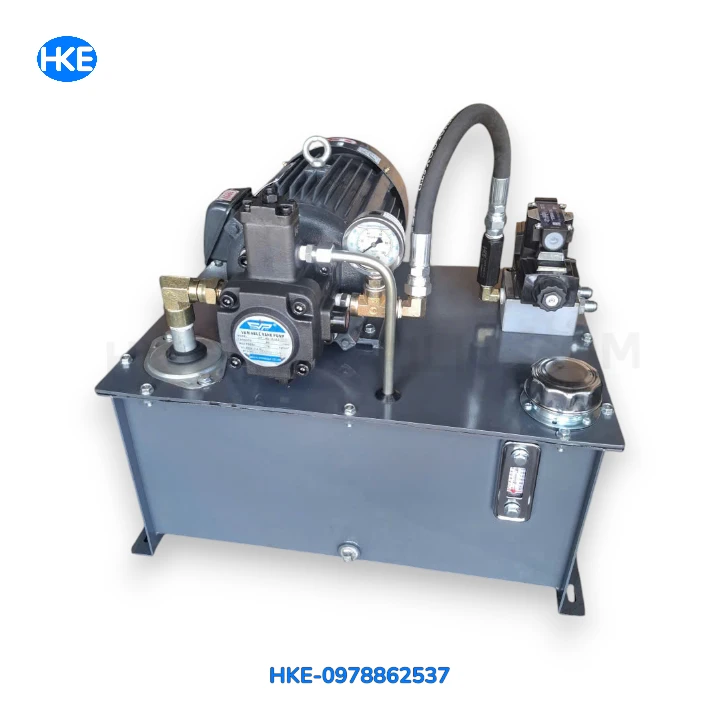 Bộ nguồn thủy lực bơm cánh gạt VP4070-FA3 thùng dầu 40L.