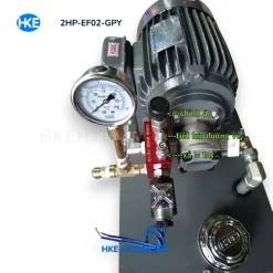 Đồng hồ áp suất trên bộ nguồn thủy lực 2HP 380V