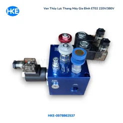 Van thủy lực thang máy ET02 tích hợp van an toàn và van hạ khẩn cấp