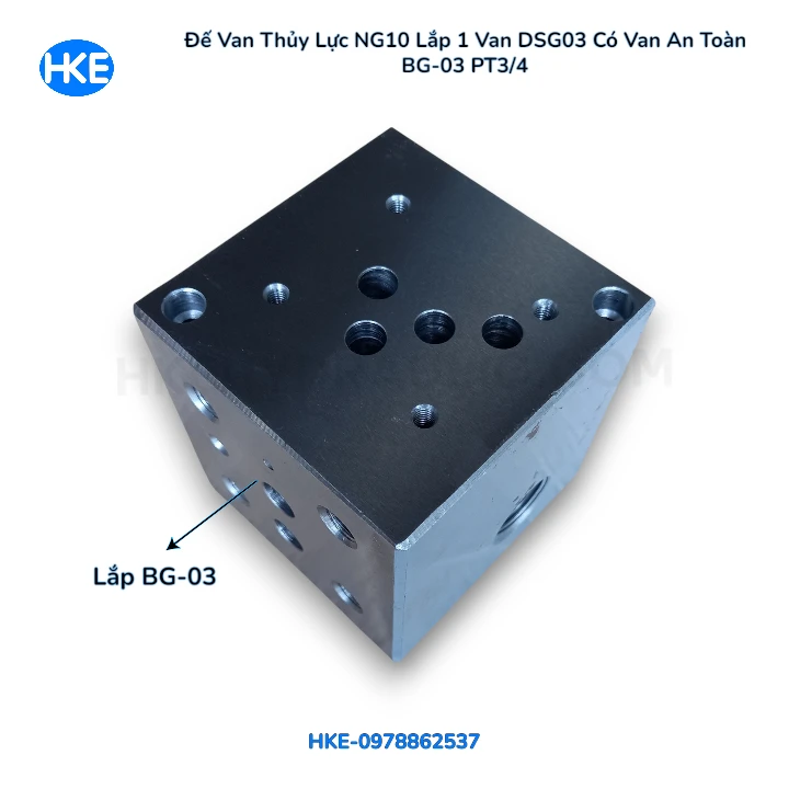 Đế Van Thủy Lực NG10 Có Van An Toàn BG-03 - HKE hydraulic