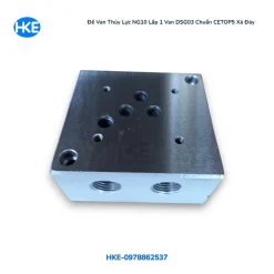 Manifold thủy lực NG10 xả đáy ren PT1/2