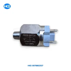 Công tắc áp suất khí nén QPM11-NO PT1/8 0.1-0.7MPa Pressure Switch QPM11-NO PT1/8 QPM11-NO NO Pressure Switch Thông số kỹ thuật công tắc áp suất QPM11-NO Kích thước QPM11-NO PT1/8