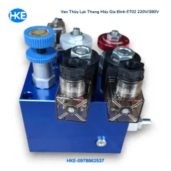 Cụm van thủy lực ET02 dùng cho bộ nguồn thang máy gia đình