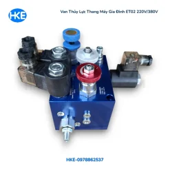 Cụm van thủy lực ET02 dùng cho bộ nguồn thang máy gia đình