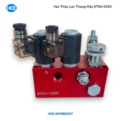 Van thủy lực thang máy ET04-02SV 2 van điện từ - HKE hydraulic