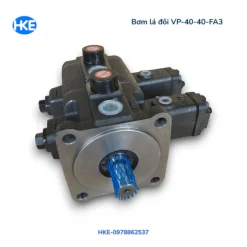 Bơm lá đôi VP-40-40-FA3 nhìn từ mặt bích và trục dẫn động