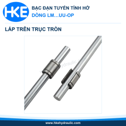 Bạc đạn tuyến tính hở LM-UU-OP lắp trên trục tròn dẫn hướng