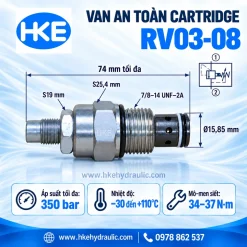 Van an toàn cartridge RV03-08 điều khiển pilot