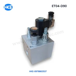 Van thủy lực bàn nâng ET04-D90, ảnh thực tế góc 4, cổng G1/2, lưu lượng tối đa 40 L/phút