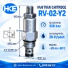Van chỉnh áp cartridge RV-02-Y2 250 bar, 20 L/phút, ren 3/4-16 UNF-2A