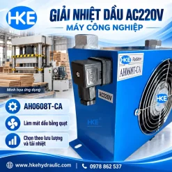 Giải nhiệt dầu AH0608T-CA AC220V cho máy công nghiệp