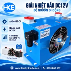 Két giải nhiệt dầu AH0608T-CA phiên bản DC12V