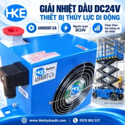 Két giải nhiệt dầu AH0608T-CA phiên bản DC24V cho thiết bị di động