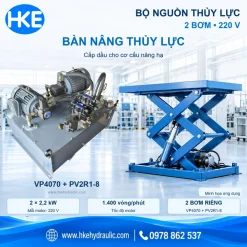 Bộ nguồn VP4070 và PV2R1-8 HKE – minh họa ứng dụng bàn nâng