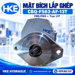 Bơm bánh răng CBQ-F563 – chi tiết mặt bích lắp bơm