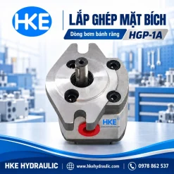 Bơm HGP-1A – minh họa mặt bích lắp bơm