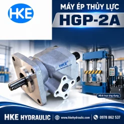 Minh họa ứng dụng dòng bơm HGP-2A cho máy ép
