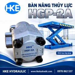 Minh họa ứng dụng dòng bơm HGP-2A cho bàn nâng