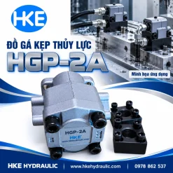 Minh họa ứng dụng dòng bơm HGP-2A cho đồ gá