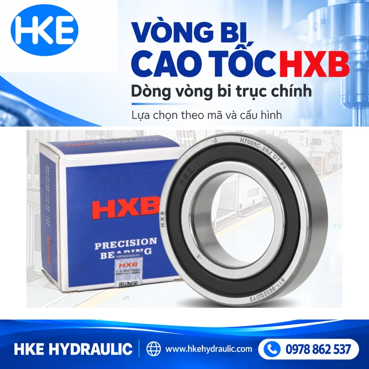 Vòng bi cao tốc HXB và hộp sản phẩm