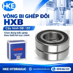 Bộ vòng bi HXB ghép đôi với dấu nhận diện trên vòng ngoài
