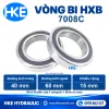 Vòng bi HXB H7008C-2RZ P4 loại gốm, kích thước 40 × 68 × 15 mm, bộ 2 vòng bi ghép đôi