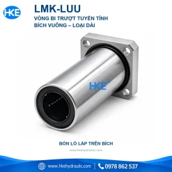 Ảnh quảng cáo 02 dòng vòng bi LMK-LUU mặt bích vuông loại dài – HKE Hydraulic