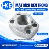 Mặt bích thủy lực thẳng ren trong, chi tiết cổng ren và bốn lỗ bu lông