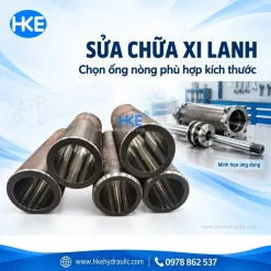 Ống nòng xi lanh thủy lực dùng sửa chữa và minh họa cụm xi lanh
