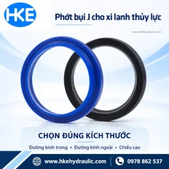 Đối chiếu bảng kích thước phốt bụi J theo đường kính trong ngoài và chiều cao