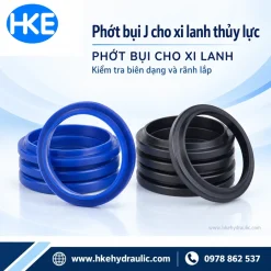 Kiểm tra biên dạng và rãnh lắp phớt gạt bụi J trước khi thay